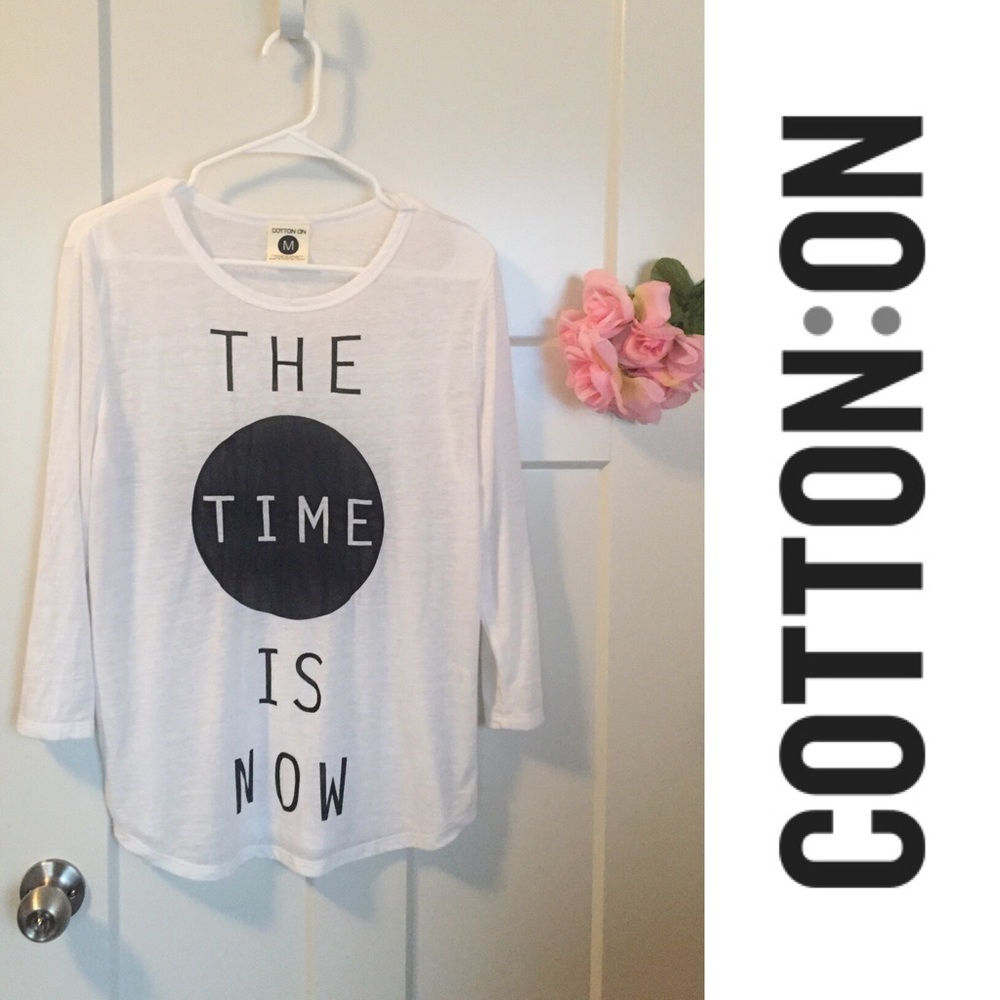 “The Time is Now” 3/4 Graphic Tee